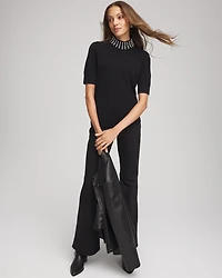 Cashmere Pearl Mockneck Sweater