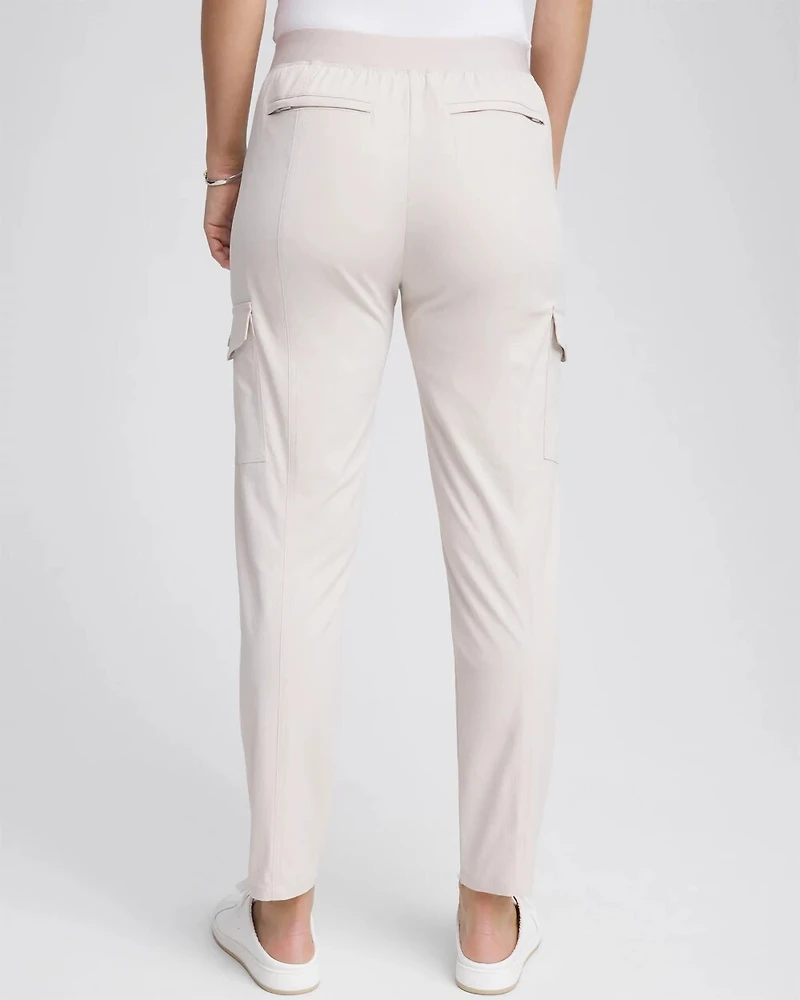 Zenergy® Striped Cargo Ankle Pants