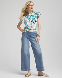 Touch of Cool™ Flutter Sleeve Tee
