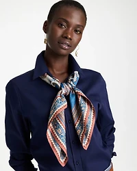 Floral Double-Sided Square Scarf