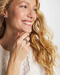 Curvy Silver Stretch Ring