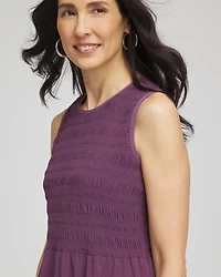 Zenergy® UPF Smocked Midi Dress