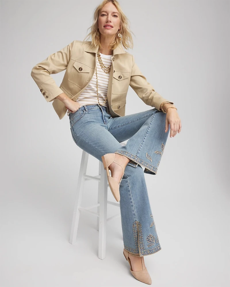 Striped Ribbed High-Neck Tank