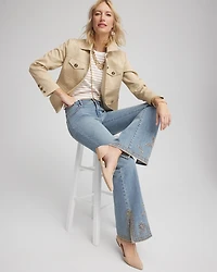 Striped Ribbed High-Neck Tank