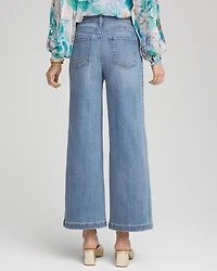 So Slimming® Wide Cropped Jeans