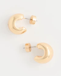 Goldtone Mini Hoop Earrings