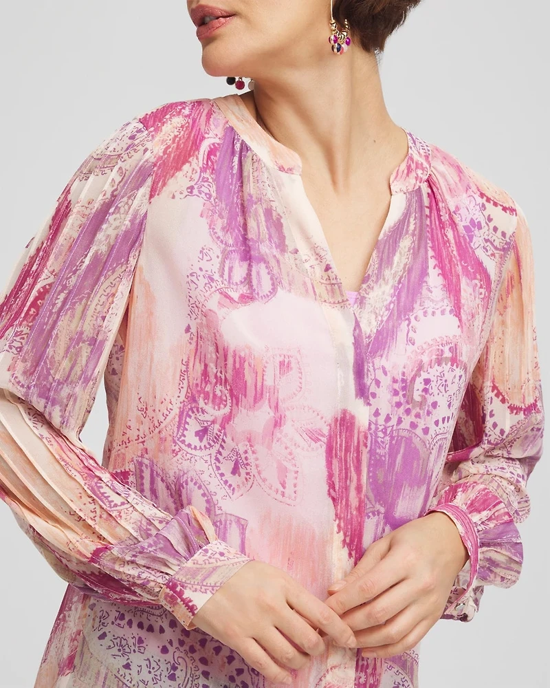 Georgette Pintuck Blouse