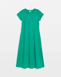 Short-Sleeved Maxi Dress