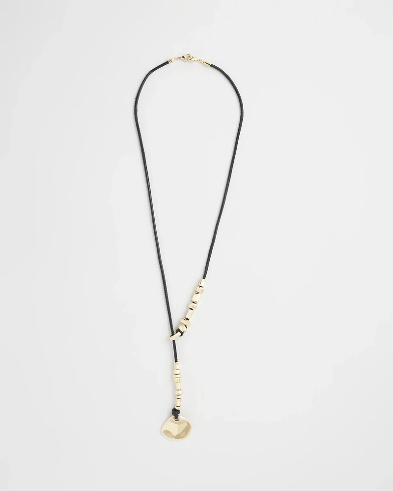 Convertible Gold Tone Y-Necklace