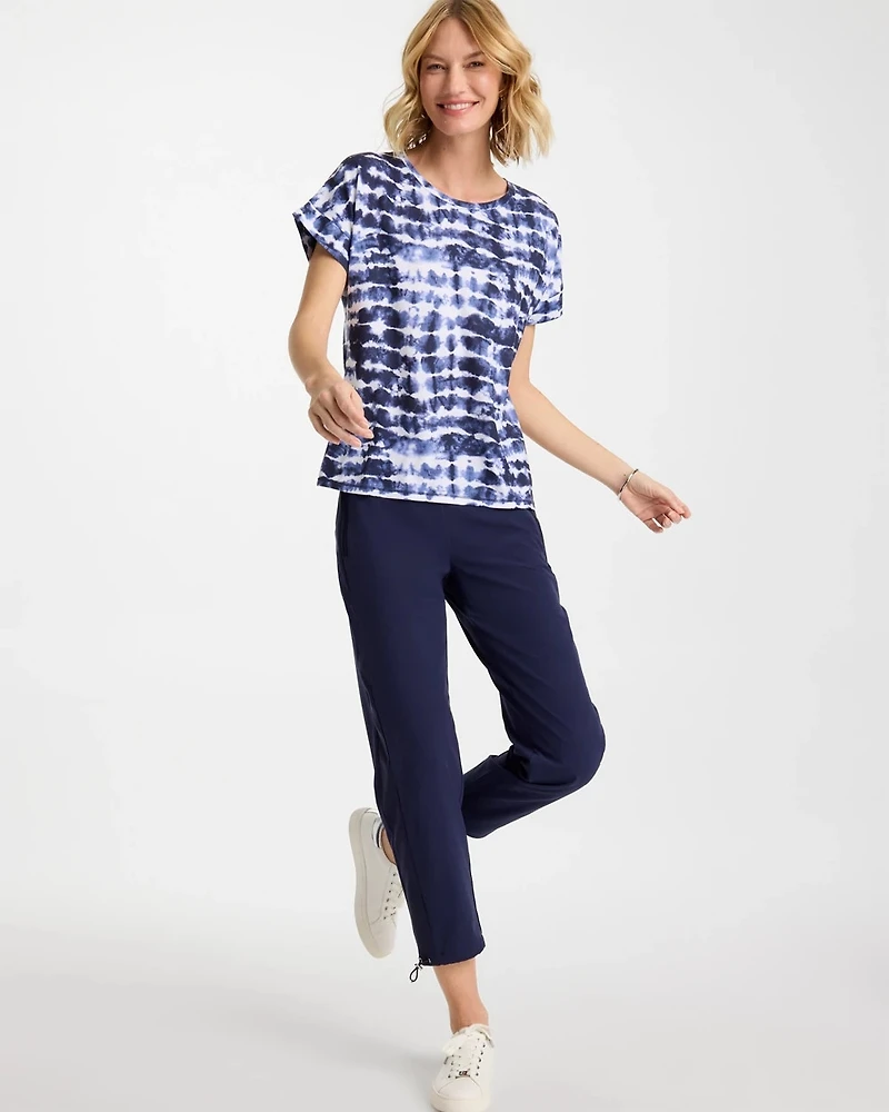 Zenergy® Tie-Dye Scoop-Neck Tee