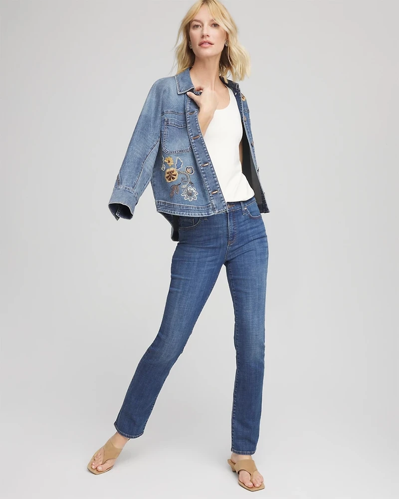 Girlfriend Slim Full-Length Jeans