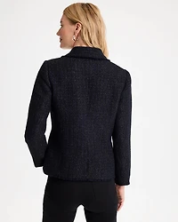 Tweed Fringe Blazer
