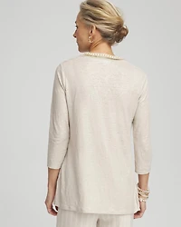 Linen Embellished Tunic