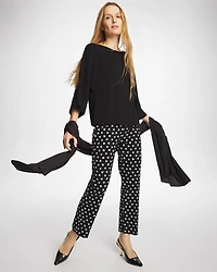 Matte Jersey Bubble Hem Top