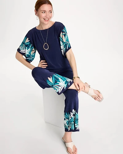 Travelers™ Palm Border Crop Pant