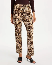 Prestige Cheetah Juliet Straight Ankle Pants