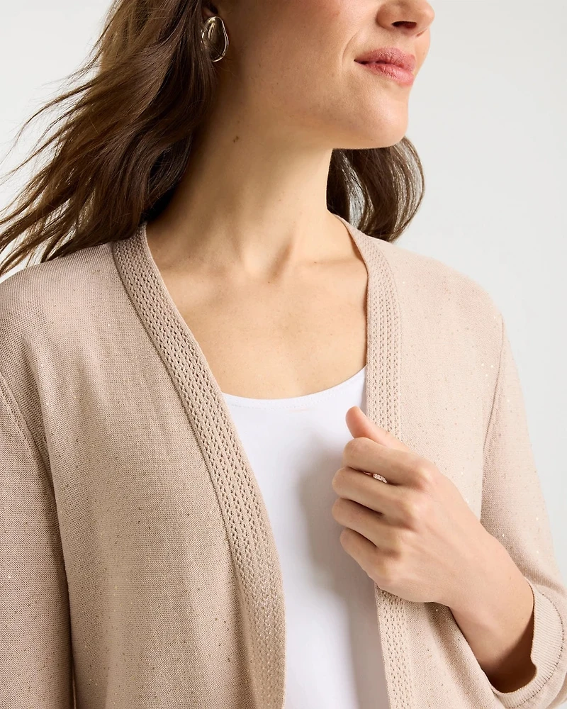 Sequined Summer Romance Cardigan
