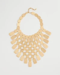 Chico's Originals Hammered Bib Necklace