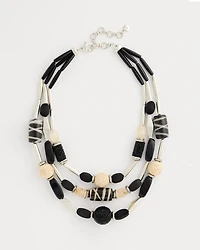 Neutral Triple-Strand Necklace