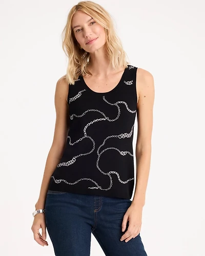 Ella Gilded Scoopneck Tank