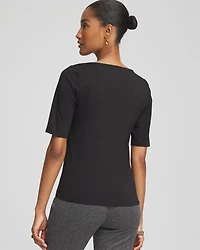 Contour Cotton™ Square Neck Tee