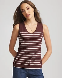 Ella Striped Sweater Tank