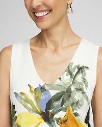 Garden V-neck Sweater Tank