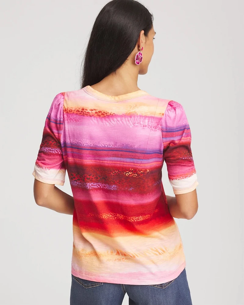 Rio Sunset Henley Tee