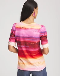 Rio Sunset Henley Tee