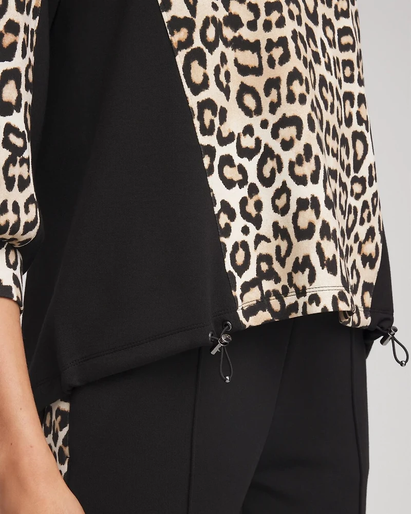 Zenergy® Scuba Animal-Print Bungee Top