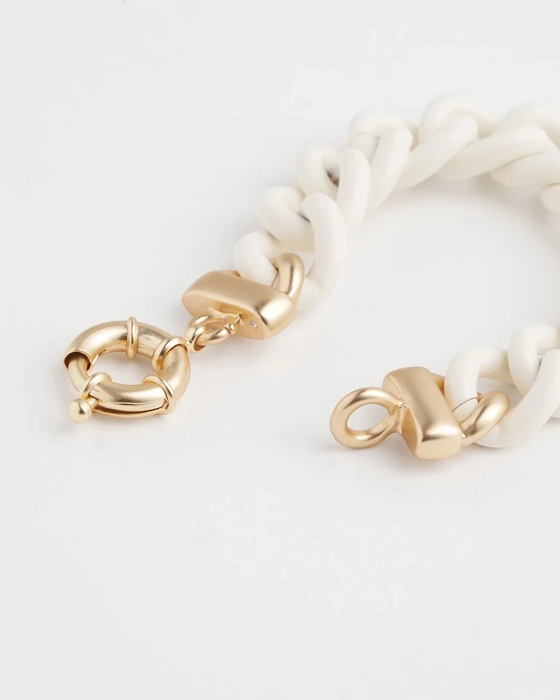 White Links Bracelet