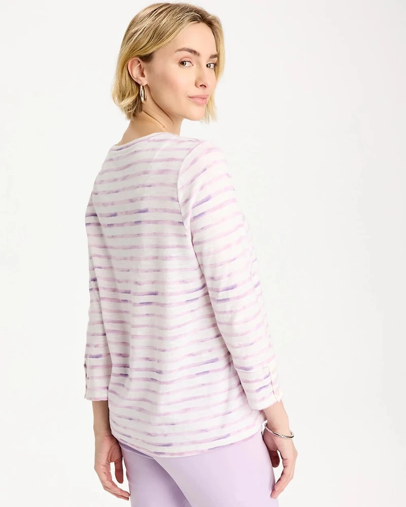 Palermo Cotton Slub Henley Tee