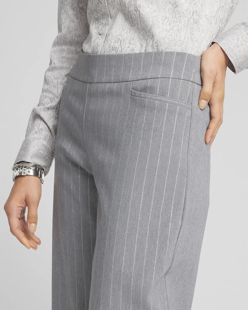 Brigitte Pinstripe Wide Leg Pants