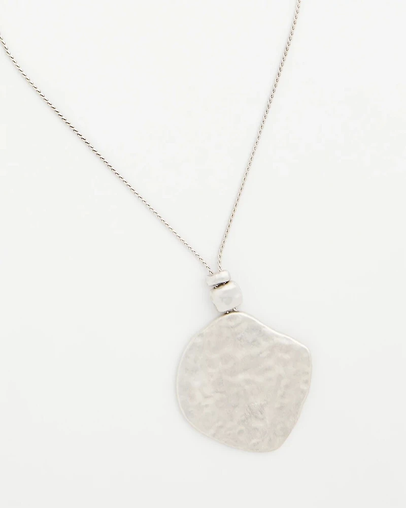 Short Silver Pendant