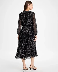 Clip Dot Maxi Dress