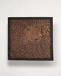 Animal Print Square Scarf