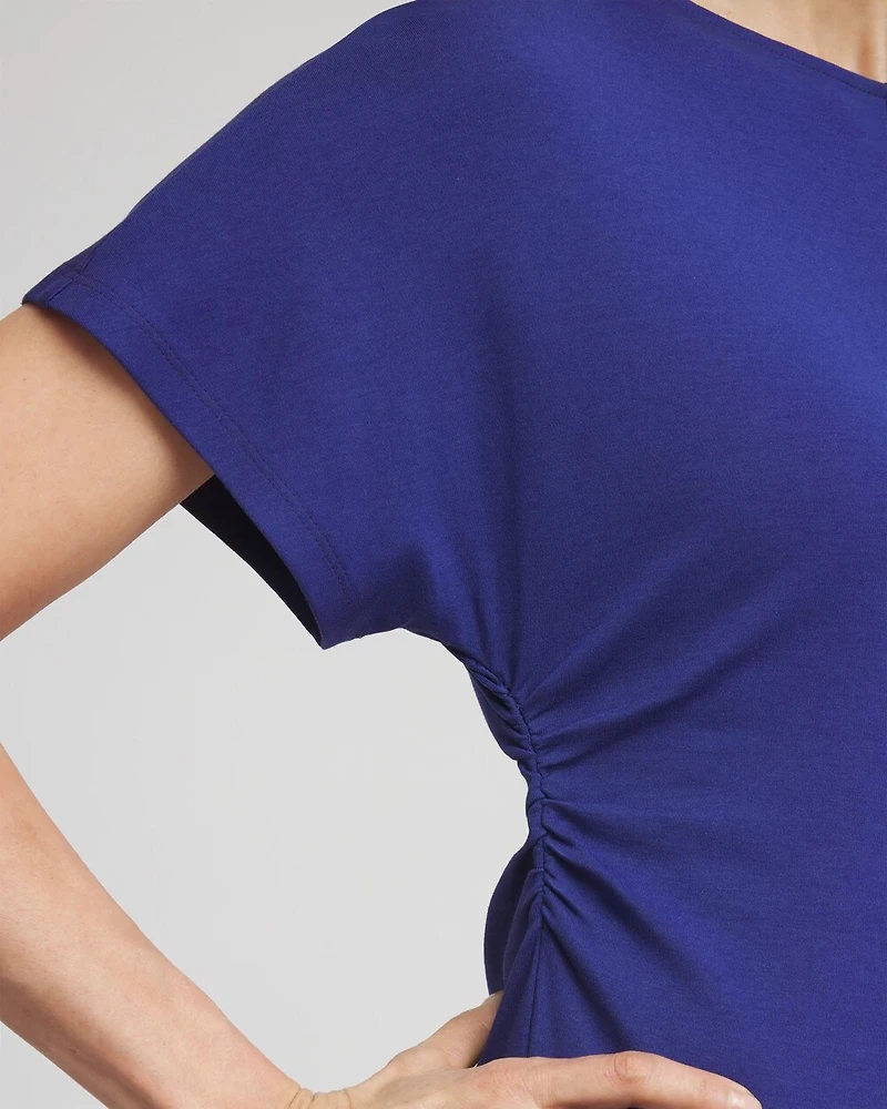 Fit and Flare Cinched Waist Dress