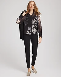 Georgette Flow Print Blouse