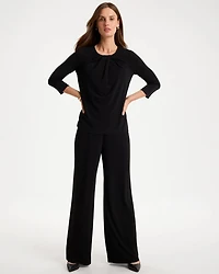 Travelers™ Knit Twist Front Top
