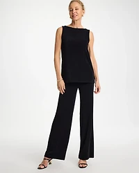 Petite Travelers™ Wide-Leg Pocket Pants