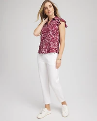 Zenergy® UPF Printed Polo Top