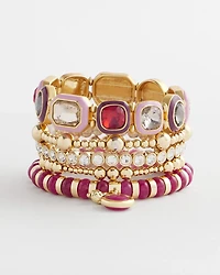 Jade Stone Stretch Bracelet