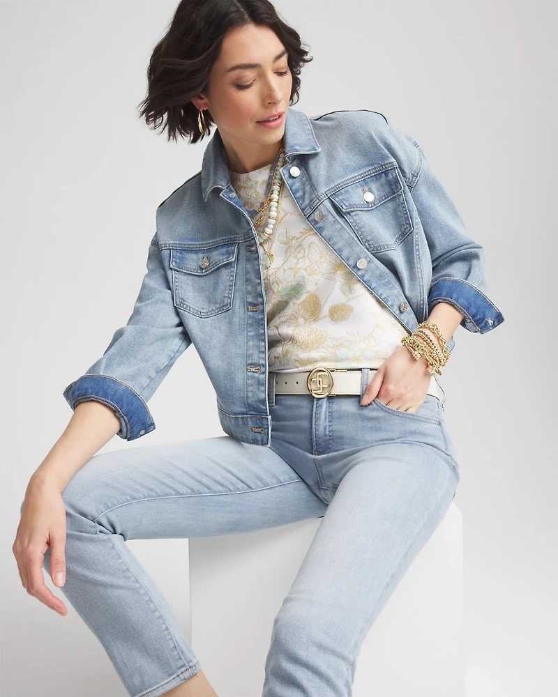 Gold Foil Cotton Sweater Tee