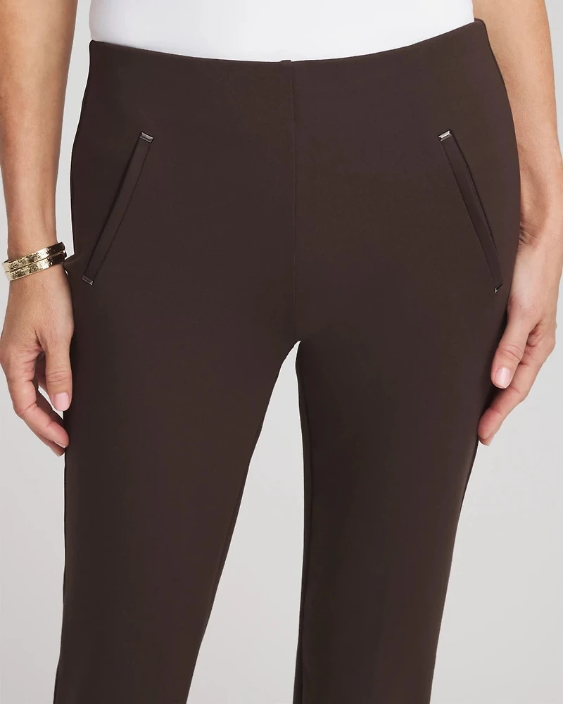 Juliet Slim Trim Detail Ankle Pants