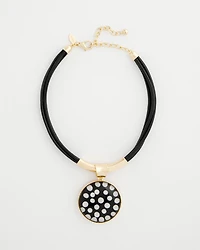 Polka Dot Pendant Necklace