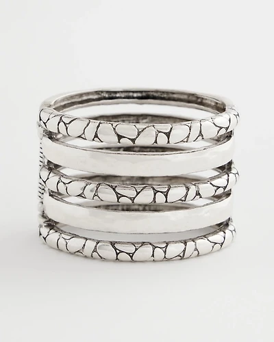 Silver Island Metals Cuff Bracelet