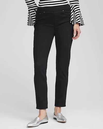 Pull-On Slim Ankle Jeggings