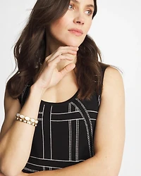 Ella Graphic Scoopneck Tank