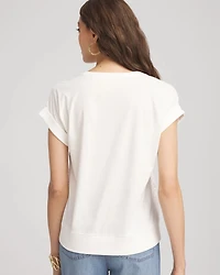 Crocheted Cotton-Blend Shirt