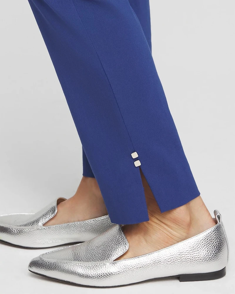 Brigitte Rivet Slit Ankle Pants